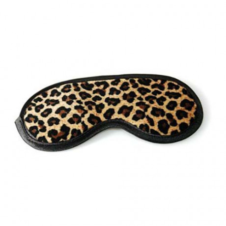 Маска на глаза с леопардовым принтом