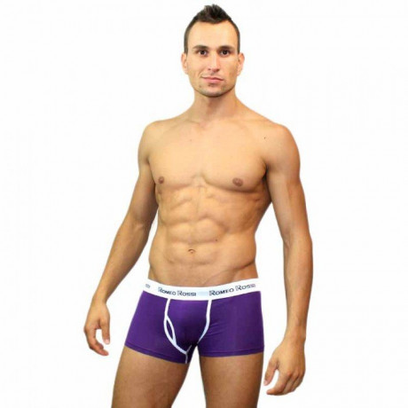 Мужские трусы хипсы фиолетового цвета