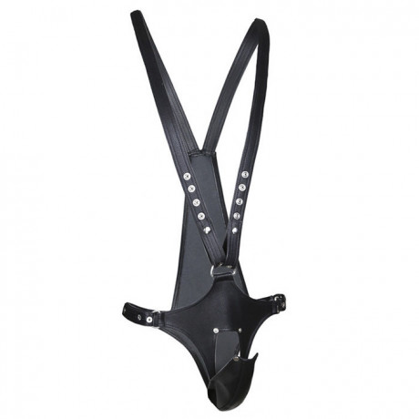 Мужская сбруя-боди с доступом