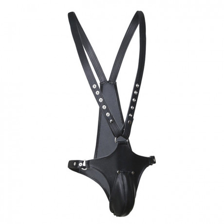 Мужская сбруя-боди с доступом