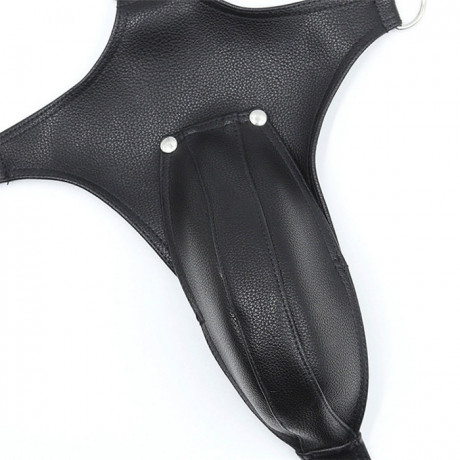 Мужская сбруя-боди с доступом