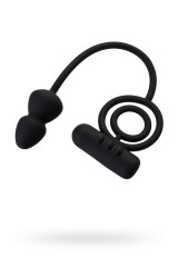 Анальная пробка с дополнительной стимуляцией и эрекционным кольцом Erotist