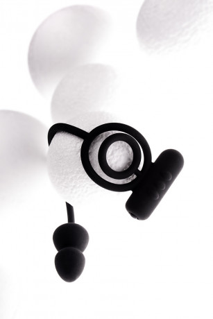 Анальная пробка с дополнительной стимуляцией и эрекционным кольцом Erotist