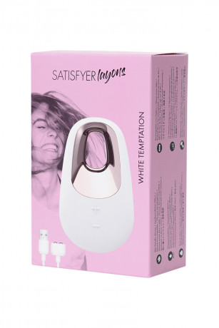 Белый многофункциональный вибратор Satisfyer Layon 5 White temptation