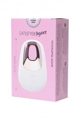 Белый многофункциональный вибратор Satisfyer Layon 5 White temptation