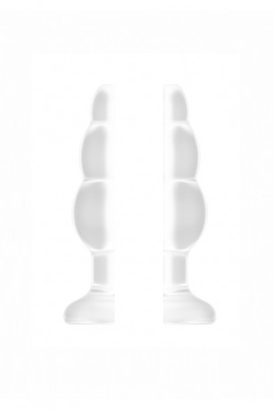 Полая анальная пробка-тоннель с рельефом елочки Hollow Tunnel ButtPlug