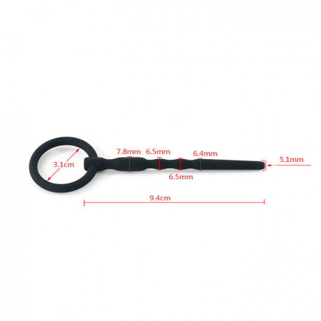 Гибкий уретральный стимулятор из силикона