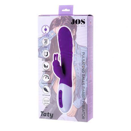 Вибратор с пульсацией для массажа вагины и клитора