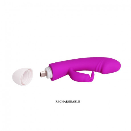 Перезаряжаемый вибратор с клиторальной стимуляцией 30 скоростей G-spot WILL