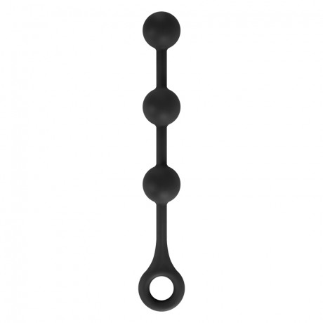 Цепочка крупных анальных шариков диаметром 4 см Renegade - Soft Balls