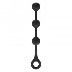 Цепочка крупных анальных шариков диаметром 4 см Renegade - Soft Balls