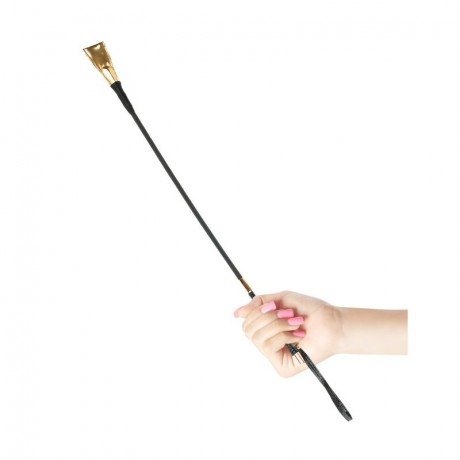 Стек с золотым наконечником для БДСМ игр Fetish Fantasy Gold