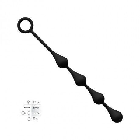 Большие анальные шарики каплевидной формы ДД