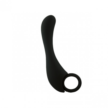 Анальный стимулятор гладкой формы с удобным кольцом Lover Purple