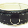 Ошейник из натуральной кожи с контрастной подкладкой