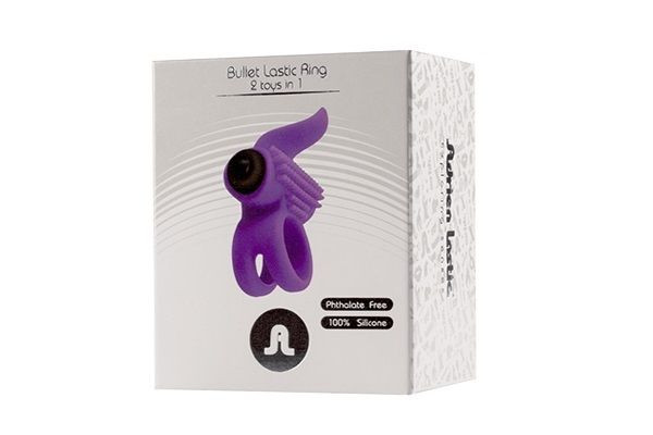 Эрекционное кольцо с подхватом мошонки и стимуляцией клитора