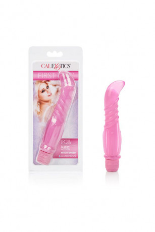 Миниатюрный вибромассажер для точки G First Time Softee Pleaser