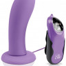 Насадка  для страпона с вибрацией фиолетовая
