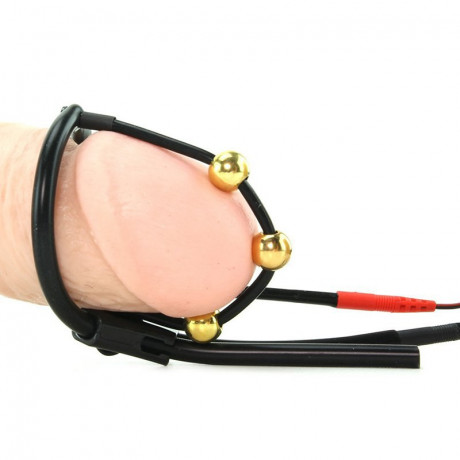 Утяжка на головку пениса Pearly Pete для электростимуляции прибором MyStim