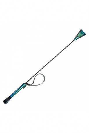 Стек в виде сложенной полоски из плотной натуральной высококачественной кожи