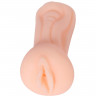 Мастурбатор телесного цвета реалистичной формы в удобной колбе Happy eggs в ассортименте
