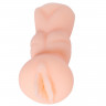 Мастурбатор телесного цвета реалистичной формы в удобной колбе Happy eggs в ассортименте