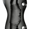 Мастурбатор с рельефной внутренней поверхностью 69 Stroker Black