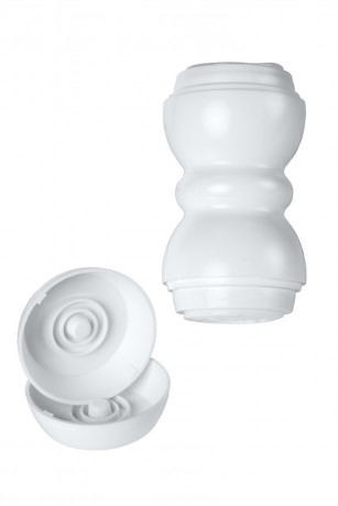 Японский двусторонний мастурбатор в колбе Smart MensMax