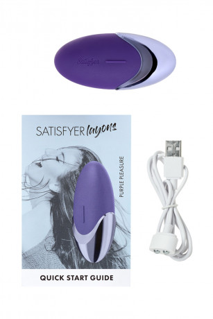 Многофункциональный силиконовый стимулятор для эрогенных зон Satisfyer Layon 1 Purple pleasure