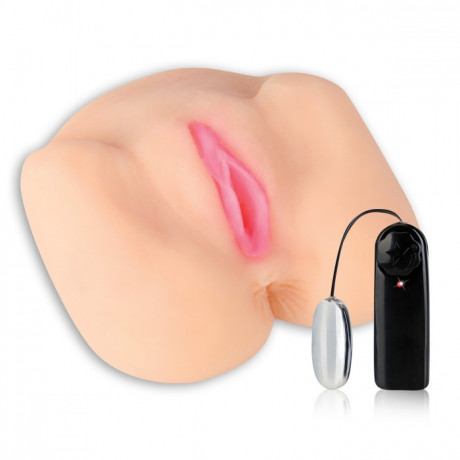 Мастурбатор с вибрацией в позе широко раздвинутых ног Саши Грэй