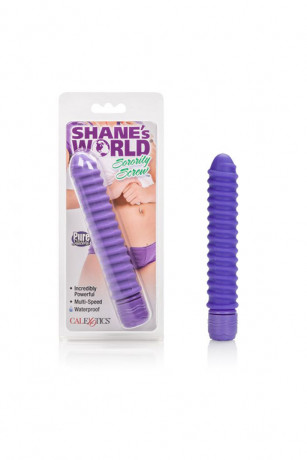 Миниатюрный вибромассажер с винтообразной текстурой Sorority Screw