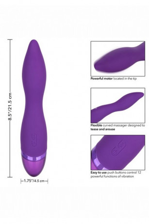 Перезаряжаемый ультра гибкий вибромассажер с мощным мотором Aura Wand
