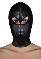 Маска Extreme Leather Hood with Ribon Ties