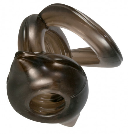 Тройное эрекционное кольцо с подхватом мошонки Penis Hodenringe