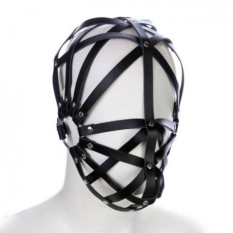 Сбруя на лицо из тонких ремней