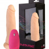 Классический реалистичный вибромассажер с присоской и пультом 3 DD