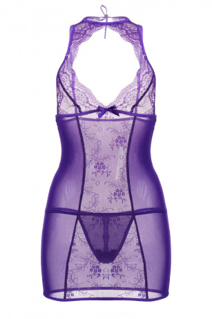 Кружевная комбинация с фигурным декольте Scarlett