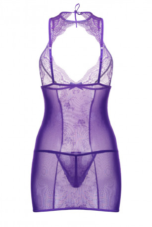 Кружевная комбинация с фигурным декольте Scarlett