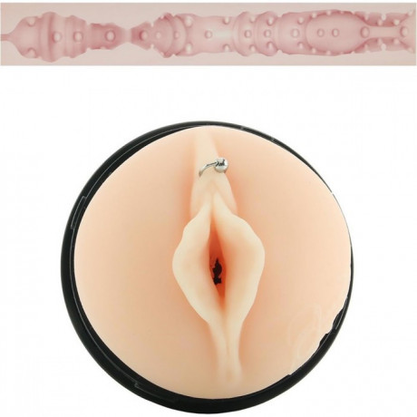 Мастурбатор с вакуум контролем PORNSTAR киска с пирсингом JESSICA JAYMES