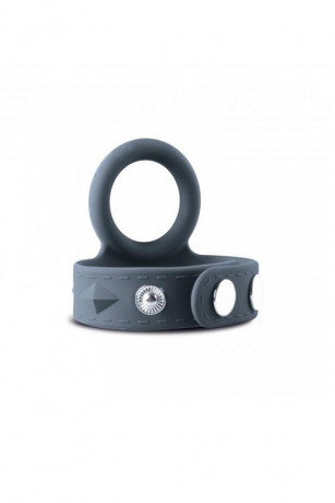 Эрекционное кольцо с ремешком для мошонки