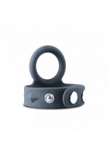 Эрекционное кольцо с ремешком для мошонки