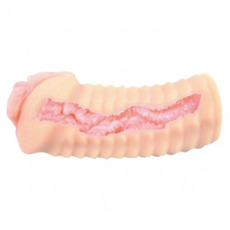 Ультра мягкий мастурбатор вагина с двойным слоем материала кибер кожи ELEGANCE