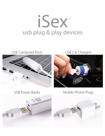Вагинальные вибро шарики iSex USB Kegel Balls