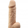 Большой фаллоимитатор реалистик с присоской телесного цвета MODEL 4
