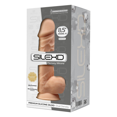 Большой фаллоимитатор реалистик с присоской телесного цвета MODEL 4