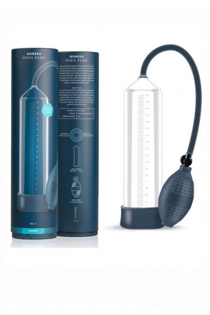 Вакуумная помпа для мужчин с ручным нагнетателем воздуха