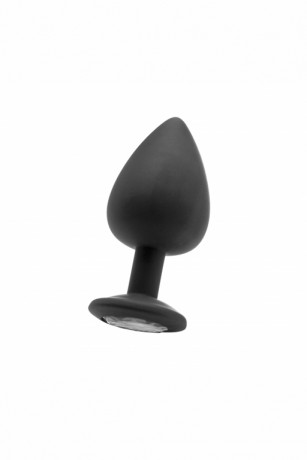 Анальная пробка большого размера с кристаллом Diamond Butt Plug