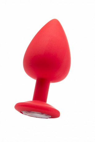 Анальная пробка большого размера с кристаллом Diamond Butt Plug