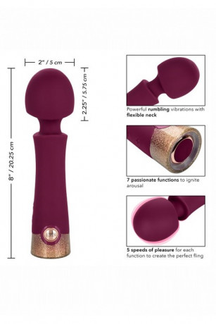 Вибромассажер с 7 функциями пульсации и 5 скоростями Starstruck Romance