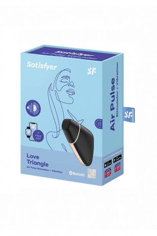 Вакуумно-волновой вибростимулятор с возможностью управления через приложение Satisfyer Love Triangle